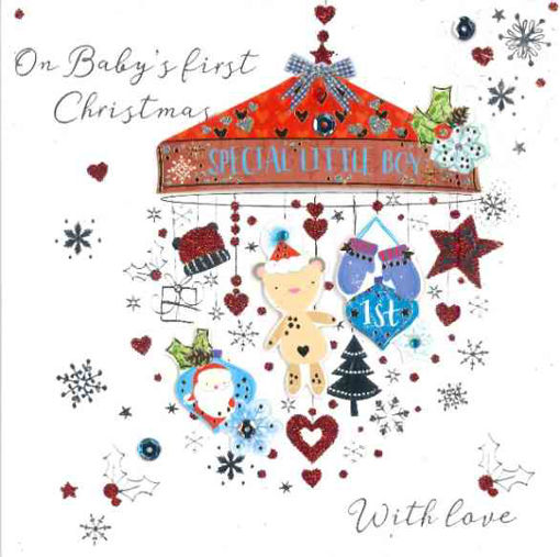 Picture of BOYS 1ST CHRISTMAS CARD